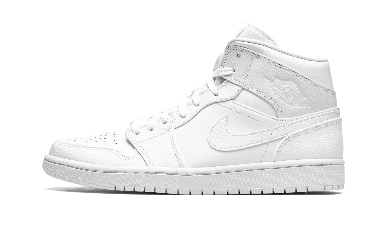 Air Jordan 1 Mid  Triple White