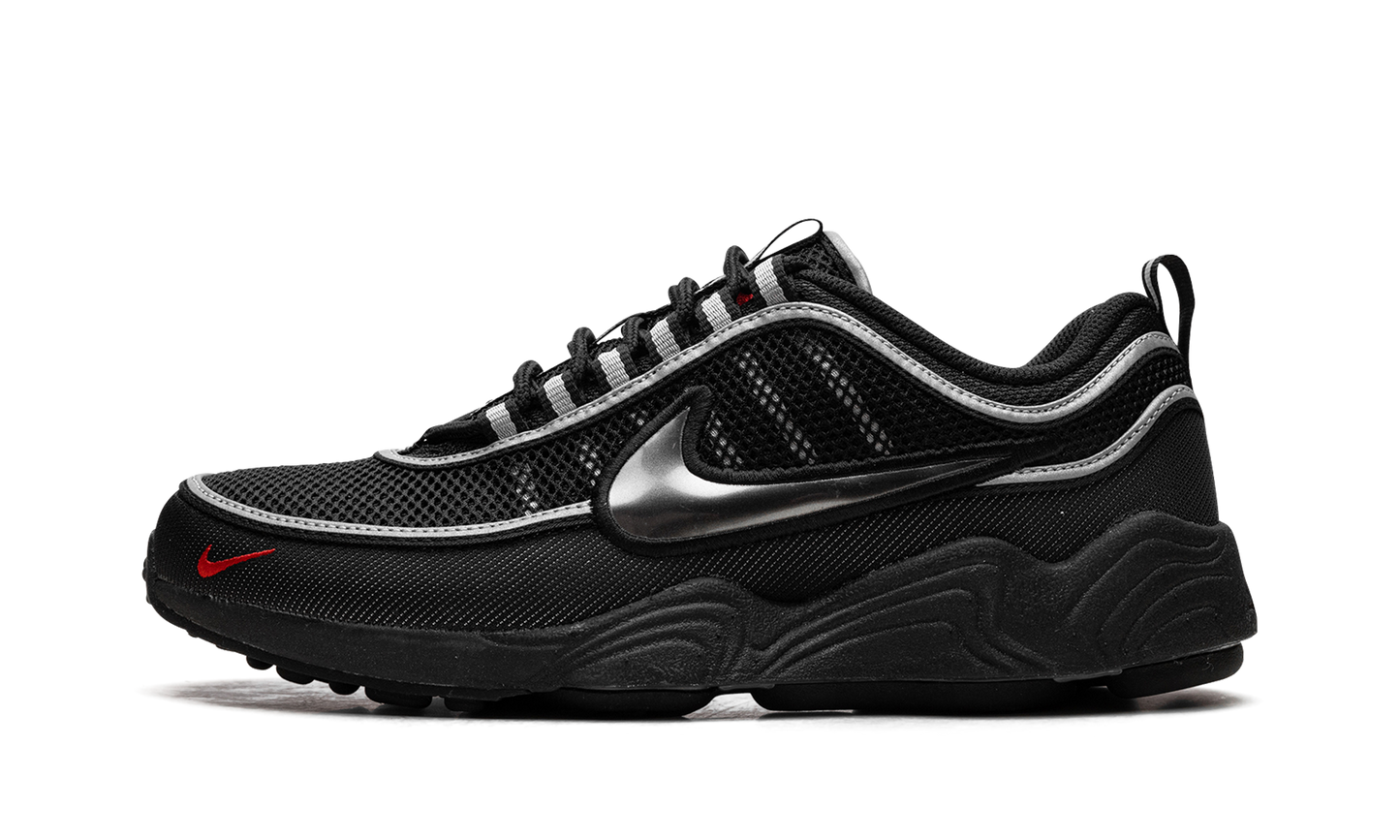 Air Zoom Spiridon  Black / Metallic Silver