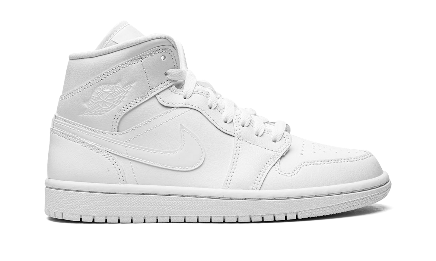 AIR JORDAN 1 MID WMNS  Triple White 2022
