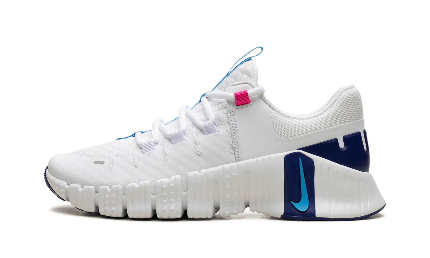 FREE METCON 5 WMNS  WHITE AQUARIUS BLUE