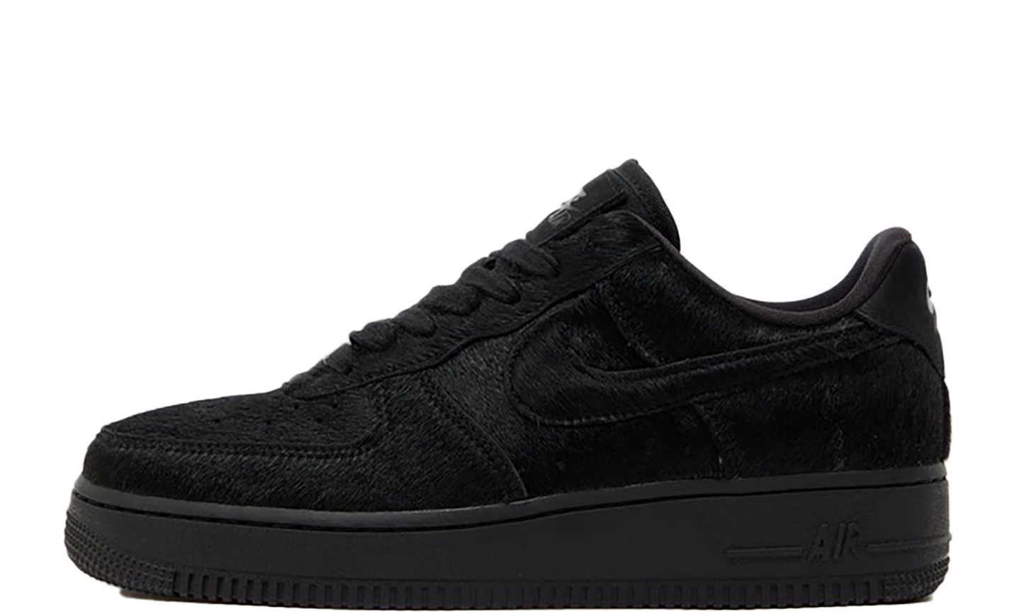 AIR FORCE 1 '07 WMNS  Triple Black Pony Hair