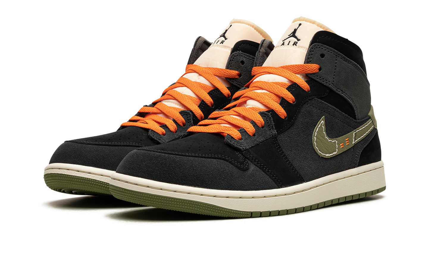 Air Jordan 1 Mid SE Craft  Anthracite Light Olive