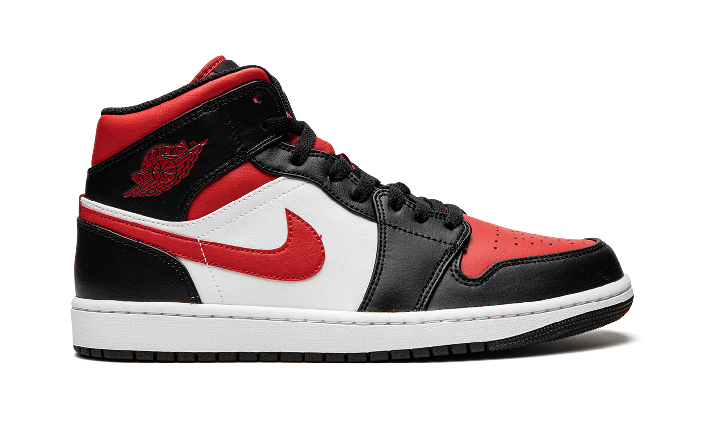 Air Jordan 1 Mid  Bred Toe