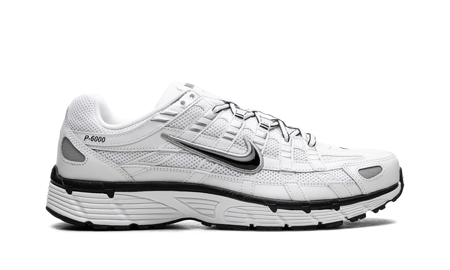 P-6000  White Metallic Silver Black