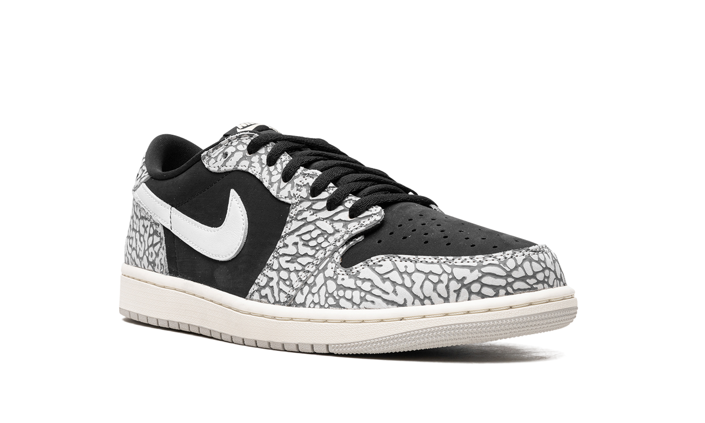 Air Jordan 1 Low  Black Elephant