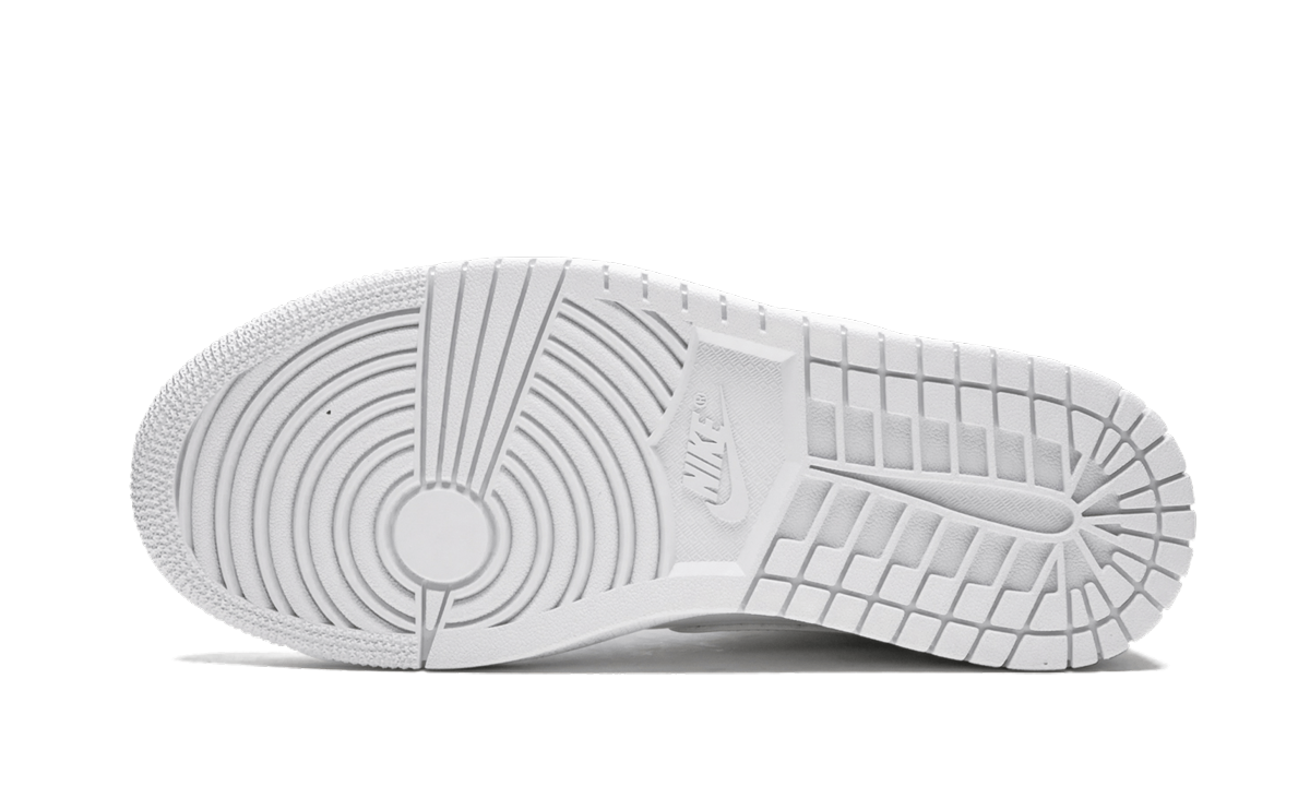AIR JORDAN 1 MID WMNS  Triple White Patent Leather