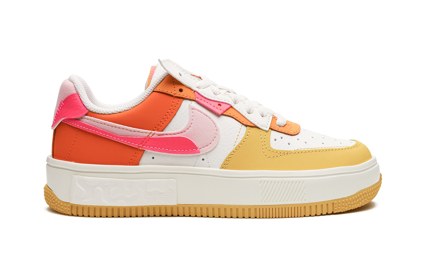 AIR FORCE 1 FONTANKA MNS WMNS  Summit White/Solar Flare/Medium Soft Pink/Hyper Pink