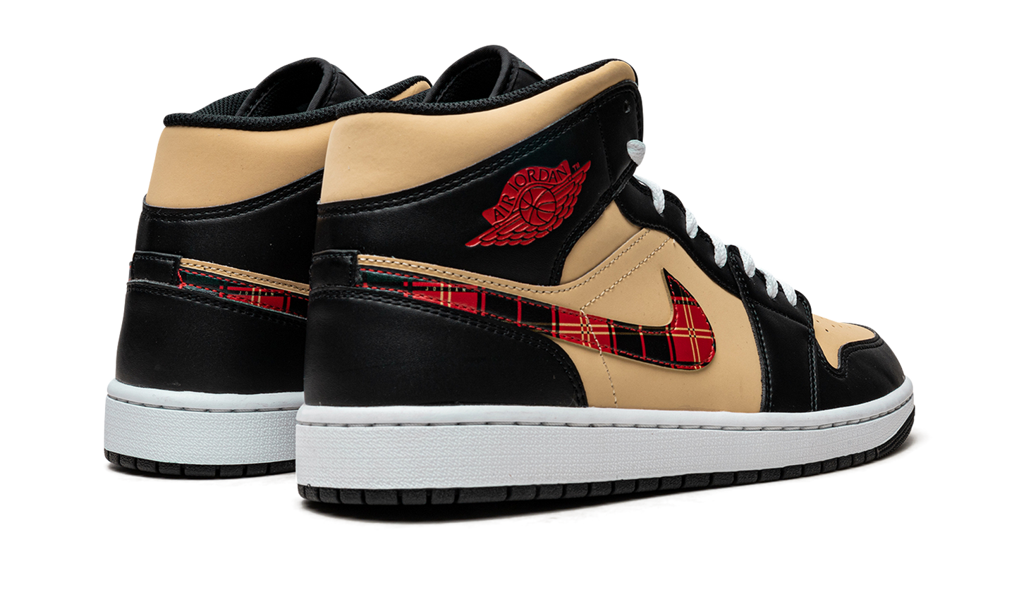 Air Jordan 1 Mid SE  Tartan Swoosh