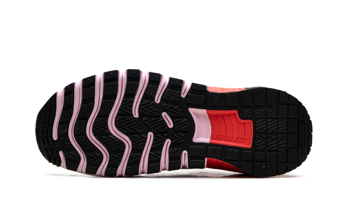 Free Metcon 6 WMNS  White Barely Volt Bright Crimson Pink Foam