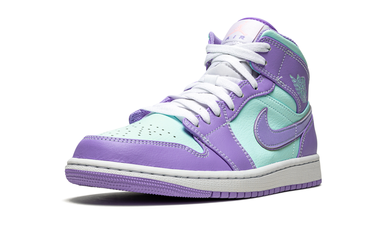 Air Jordan 1 Mid  Purple Pulse / Glacier Blue