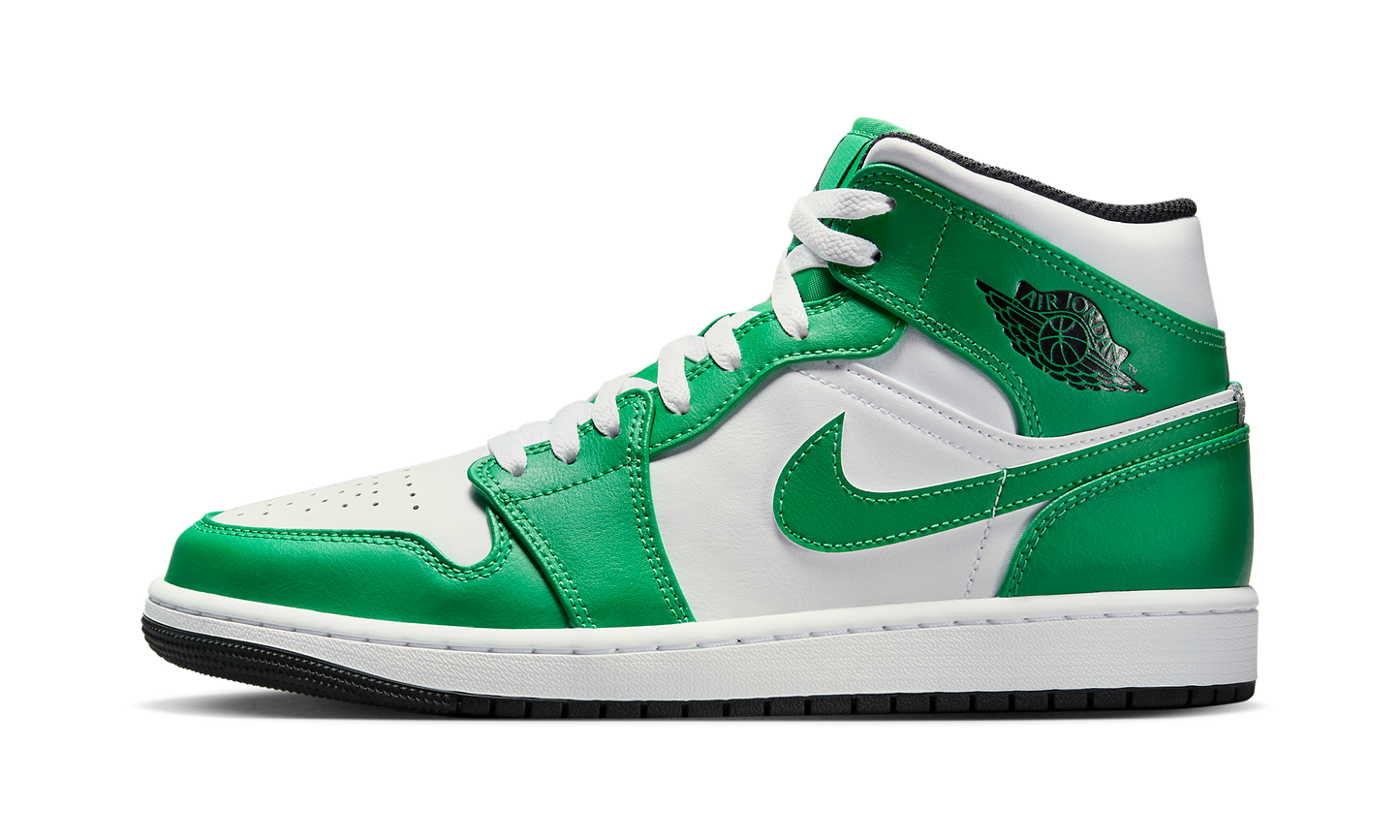 Air Jordan 1 Mid  Lucky Green