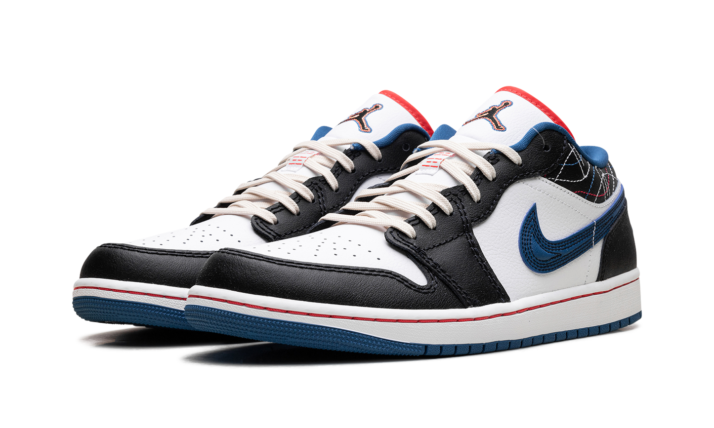 Air Jordan 1 Low SE  Industrial Blue Sashiko