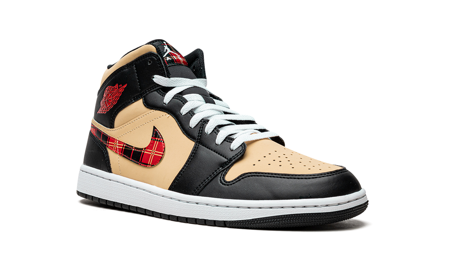 Air Jordan 1 Mid SE  Tartan Swoosh