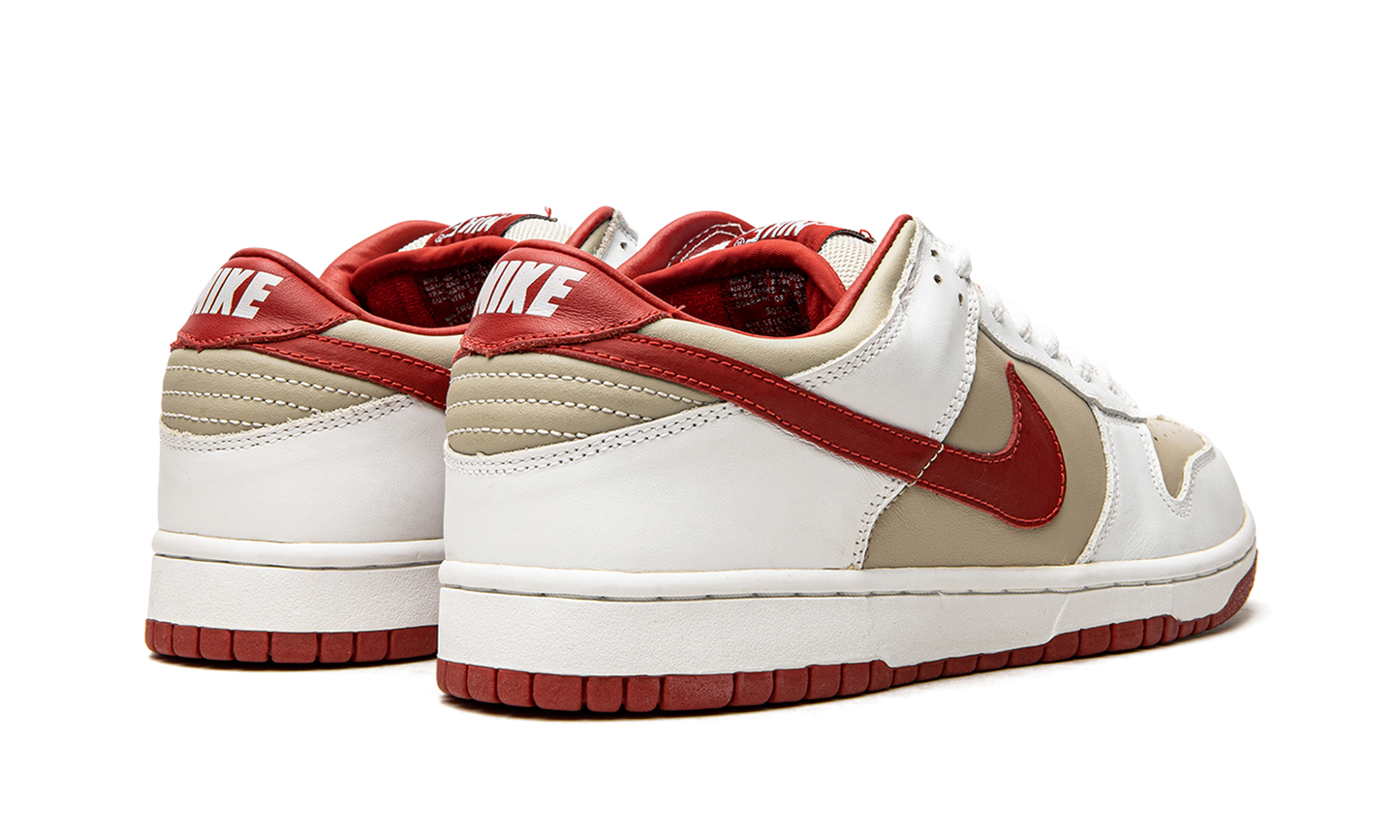 DUNK LO PRO MNS WMNS  Light Stone Varsity Red