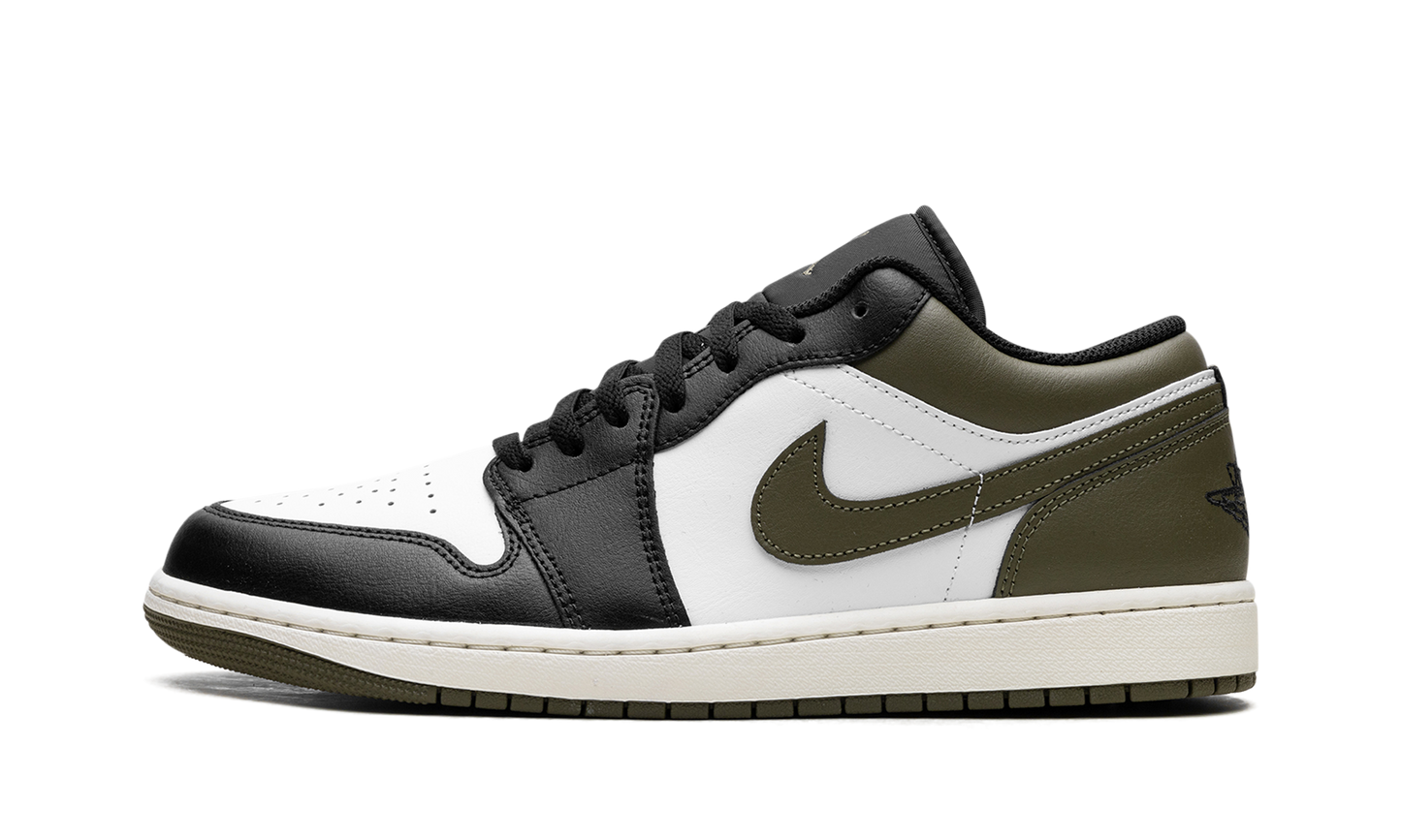 Air Jordan 1 Low  Black Toe Medium Olive