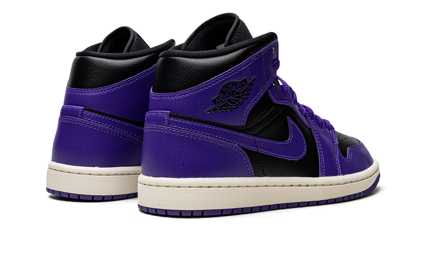 JORDAN 1 MID WMNS  Black/Purple