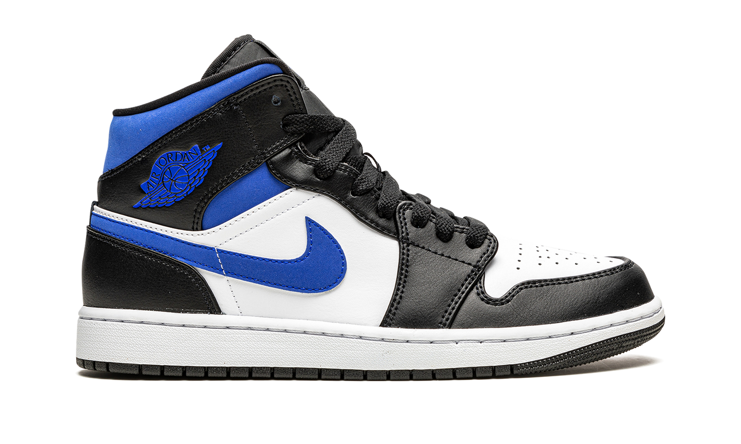 Air Jordan 1 Mid  Racer Blue / Black / White